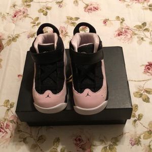 Jordan 6 rings pink and black